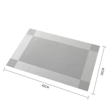 QWZNDZG 1 Piece Fashion PVC Dining Table Placemat Dinner Plate and Tableware Pad Waterproof Slip-resistant Heat Insulation Washable Mat
QWZNDZG 1 Piece Fashion PVC Dining Table Placemat Dinner Plate and Tableware Pad Waterproof Slip-resistant Heat Insulation Washable Mat