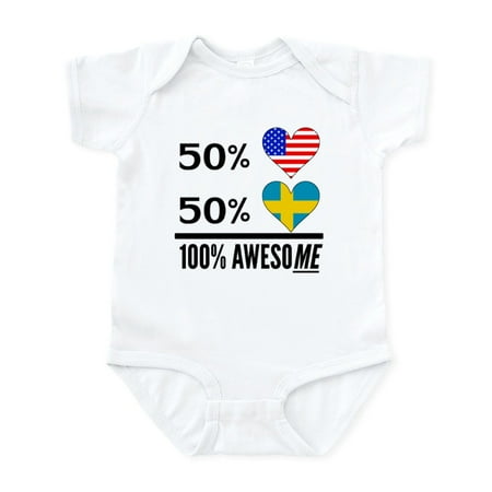 CafePress - Half American Half Swedish Body Suit - Baby Light Bodysuit Size Newborn - 24 Months
CafePress - Half American Half Swedish Body Suit - Baby Light Bodysuit Size Newborn - 24 Months