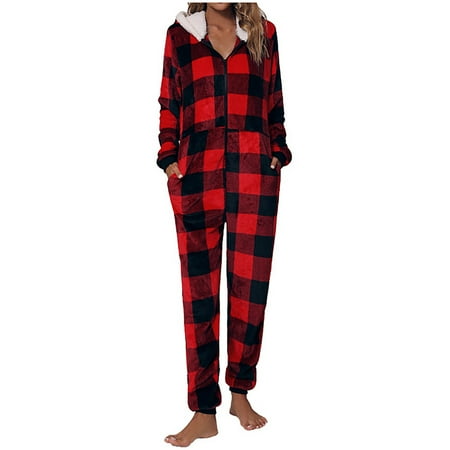 LWZWM Women s One Piece Onsies Sleepwear Ugly Christmas Pajamas Jumpsuit Rompers Clubwear Nightwear Christmas Autumn Winter Round Neck Long Sleeve Trousers Velvet Jumpsuit Red L
LWZWM Women s One Piece Onsies Sleepwear Ugly Christmas Pajamas Jumpsuit Rompers Clubwear Nightwear Christmas Autumn Winter Round Neck Long Sleeve Trousers Velvet Jumpsuit Red L