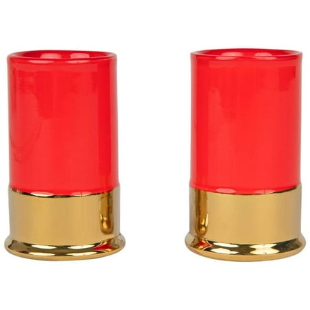 Pop Culture 846843 Hallowed Shotgun Shells Shot Glasses - Pack of 2
Pop Culture 846843 Hallowed Shotgun Shells Shot Glasses - Pack of 2