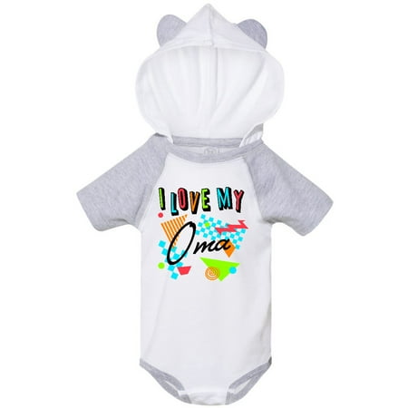 Inktastic I Love my Oma- 80s retro style Gift Baby Boy or Baby Girl Bodysuit
Inktastic I Love my Oma- 80s retro style Gift Baby Boy or Baby Girl Bodysuit