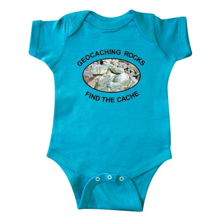 Inktastic Geocaching Rocks Rocks Gift Baby Boy or Baby Girl Bodysuit