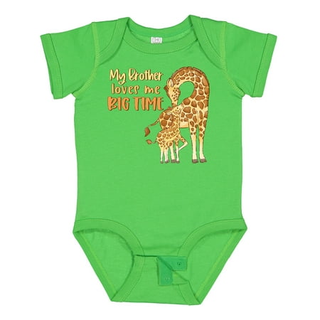 Inktastic My Brother Loves Me Big Time Cute Giraffe Family Gift Baby Boy or Baby Girl Bodysuit
Inktastic My Brother Loves Me Big Time Cute Giraffe Family Gift Baby Boy or Baby Girl Bodysuit