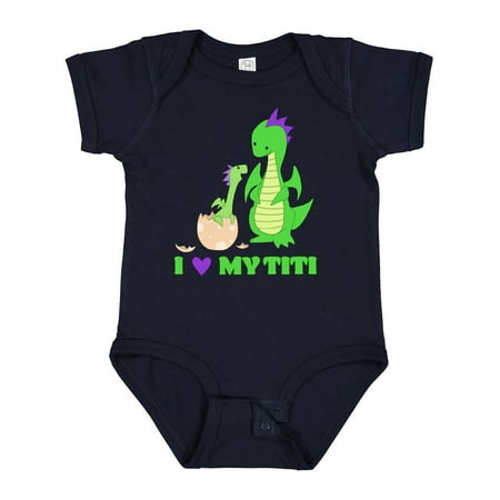 Inktastic I Love My Titi Gift Baby Boy or Baby Girl Bodysuit