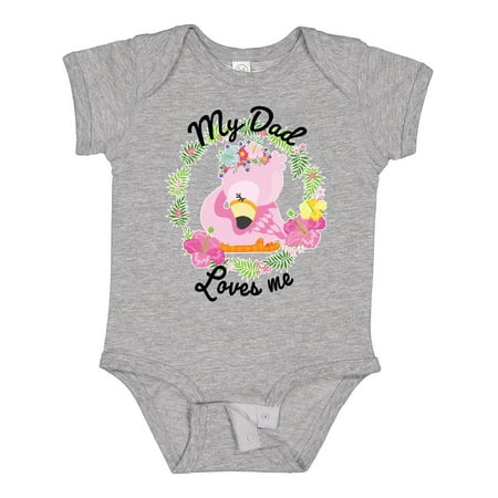 Inktastic Baby Flamingo My Dad Loves Me with Flower Wreath Gift Baby Boy or Baby Girl Bodysuit
Inktastic Baby Flamingo My Dad Loves Me with Flower Wreath Gift Baby Boy or Baby Girl Bodysuit
