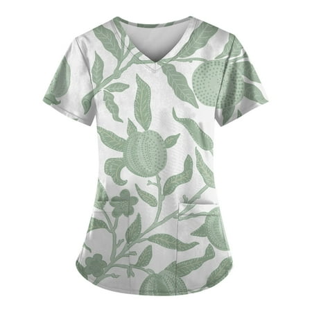 Yubatuo Independence Day Women Plus Size Scrubs Top with Pockets V-Neck Short Sleeve Printed Work Blouse for Women Mint Green 4XL
Yubatuo Independence Day Women Plus Size Scrubs Top with Pockets V-Neck Short Sleeve Printed Work Blouse for Women Mint Green 4XL