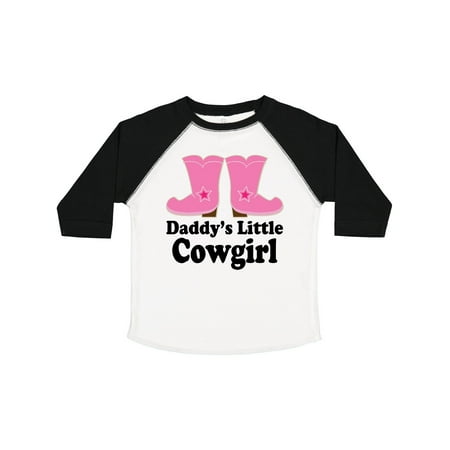 Inktastic Daddy s Little Cowgirl Gift Toddler Toddler Girl T-Shirt