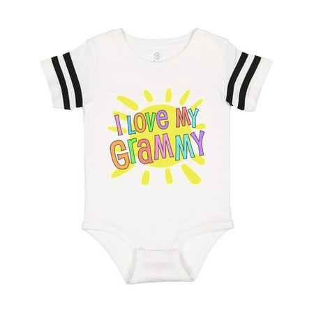 Inktastic I Love my Grammy- sun and rainbow letters Gift Baby Boy or Baby Girl Bodysuit
Inktastic I Love my Grammy- sun and rainbow letters Gift Baby Boy or Baby Girl Bodysuit