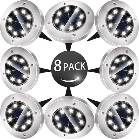 Solar Ground Lights Outdoor 8 Pack - Bricologht Waterproof Flat Solar Garden Lights Disk Lights In-Ground Flood Light Outdoor Landscape Lighting
Solar Ground Lights Outdoor 8 Pack - Bricologht Waterproof Flat Solar Garden Lights Disk Lights In-Ground Flood Light Outdoor Landscape Lighting