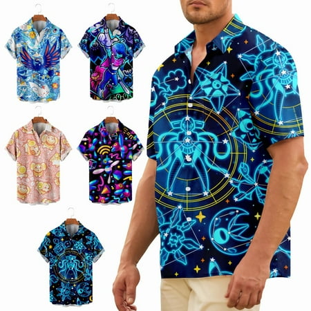 Plus Size Button Down Hawaiian Shirt Loose Fit Relaxed-Fit Blouses for Teen and Adult
Plus Size Button Down Hawaiian Shirt Loose Fit Relaxed-Fit Blouses for Teen and Adult