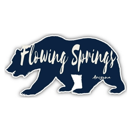 Flowing Springs Arizona Souvenir 3x1.5-Inch Fridge Magnet Bear Design