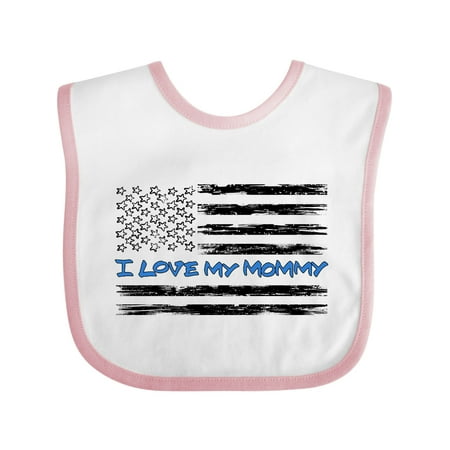 Inktastic I Love My Mommy- Police Officer Distressed Flag Gift Baby Boy or Baby Girl Bib
Inktastic I Love My Mommy- Police Officer Distressed Flag Gift Baby Boy or Baby Girl Bib