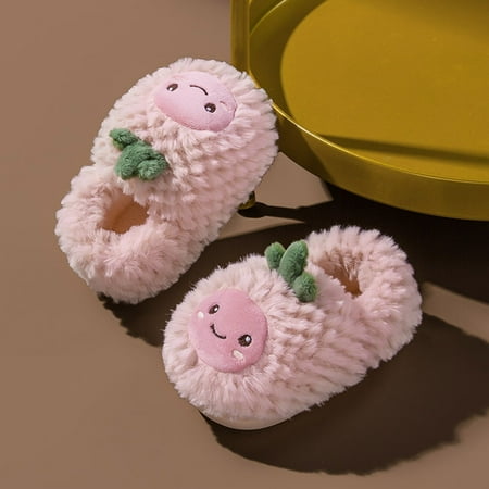 Fashion Autumn And Winter Boys And Girls Slippers Flat Bottom Soft Lightweight Comfortable Warm Cover Heel Cute Cartoon Fruit Pineapple Face Pattern
Fashion Autumn And Winter Boys And Girls Slippers Flat Bottom Soft Lightweight Comfortable Warm Cover Heel Cute Cartoon Fruit Pineapple Face Pattern