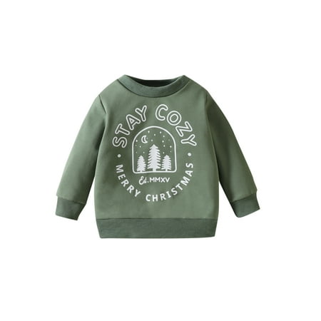 Bagilaanoe Toddler Baby Girl Boy Christmas Sweatshirt Long Sleeve Car Tree Print Pullover 6M 12M 18M 24M 3T 4T Kids Fall Loose Tee Tops
Bagilaanoe Toddler Baby Girl Boy Christmas Sweatshirt Long Sleeve Car Tree Print Pullover 6M 12M 18M 24M 3T 4T Kids Fall Loose Tee Tops