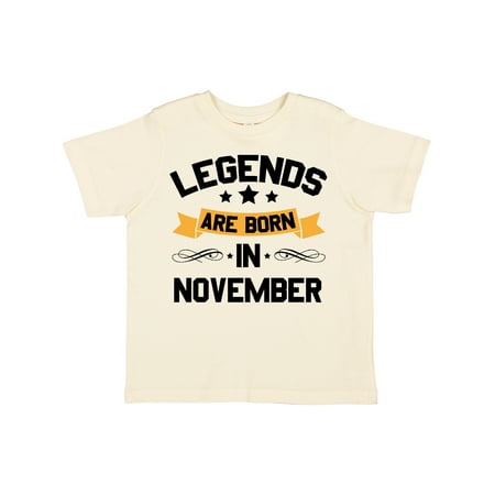 Inktastic Legends Are Born in November Gift Toddler Boy or Toddler Girl T-Shirt
Inktastic Legends Are Born in November Gift Toddler Boy or Toddler Girl T-Shirt
