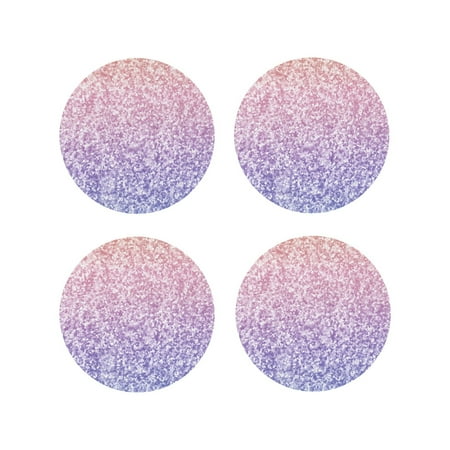 Leather Coasters Set of 4 - Pastel Glitter Gradient Lightweight Non-Slip Drink Coasters for Desk Anti-Scalding Desk Cup Coasters for Office Table Decor Round Shape
Leather Coasters Set of 4 - Pastel Glitter Gradient Lightweight Non-Slip Drink Coasters for Desk Anti-Scalding Desk Cup Coasters for Office Table Decor Round Shape