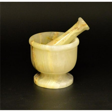 Marble Crafter MO97C-LG 5 in. Modern Style Mortar & Pestle Set Light Green Onyx
Marble Crafter MO97C-LG 5 in. Modern Style Mortar & Pestle Set Light Green Onyx