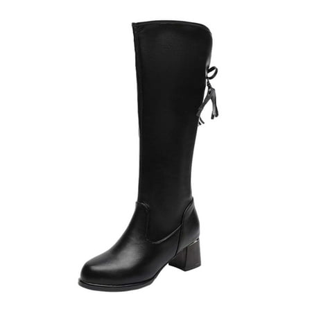 Boots For Women Boots Women Women s Middle Knee High Boots Chunky Heel Side Zipper Fashion Winter Boots Black
Boots For Women Boots Women Women s Middle Knee High Boots Chunky Heel Side Zipper Fashion Winter Boots Black