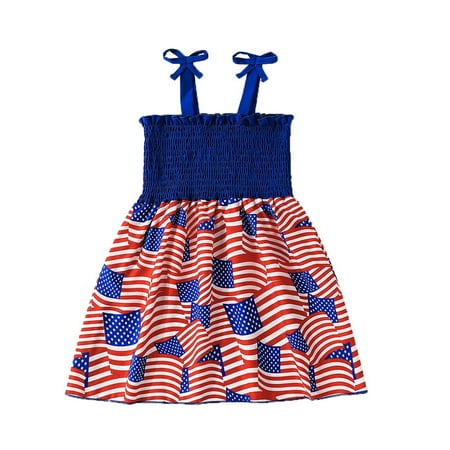 Fsqjgq Girl Frocks Toddler Girls Sleeveless Independence Day Striped Printed Dress 4Th Of July Kids Suspenders Princess Dresses Dresses 4 5T Cotton Blend Red 120
Fsqjgq Girl Frocks Toddler Girls Sleeveless Independence Day Striped Printed Dress 4Th Of July Kids Suspenders Princess Dresses Dresses 4 5T Cotton Blend Red 120