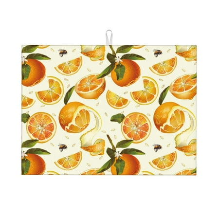 Dish Drying Mat Cute Orange Honey Bee Highly Absorbent Microfiber Drying Mat Kitchen Counter or Sink Drawer Liner 18x24 Kitchen Drying Mat Coffee Mat Kitchen Essentials
Dish Drying Mat Cute Orange Honey Bee Highly Absorbent Microfiber Drying Mat Kitchen Counter or Sink Drawer Liner 18x24 Kitchen Drying Mat Coffee Mat Kitchen Essentials