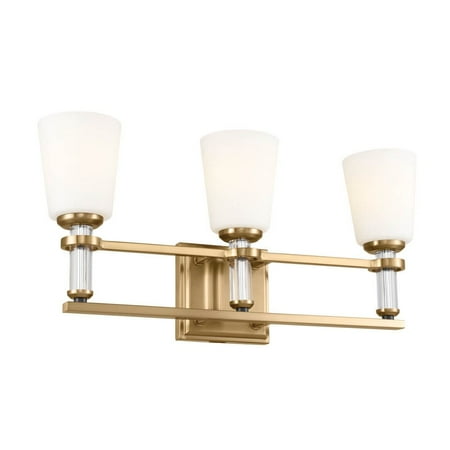 Kichler 55147 Rosalind 3 Light 24 Wide Vanity Light - Brushed Natural Brass
Kichler 55147 Rosalind 3 Light 24 Wide Vanity Light - Brushed Natural Brass