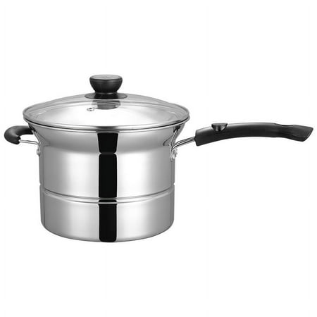 1 Set Stainless Steel Stock Pot Pasta Strainer Basket Spaghetti Pot Frying Pot