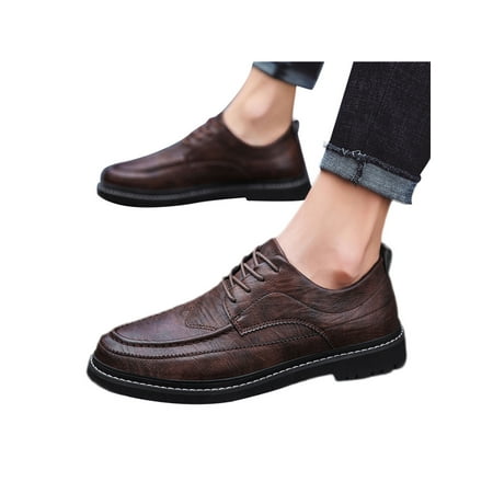 Harsuny Men s Flats Plush Lining Dress Shoes Round Toe Oxford Shoe Wedding Comfort Vintage Loafers Lace Up Brown 7.5
Harsuny Men s Flats Plush Lining Dress Shoes Round Toe Oxford Shoe Wedding Comfort Vintage Loafers Lace Up Brown 7.5