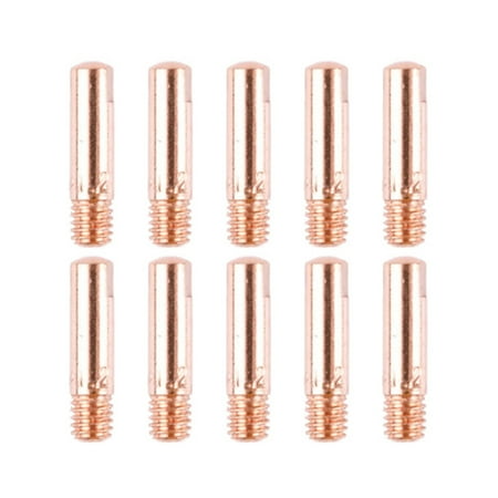 10pcs MB15 15AK Contact Tip Welding Nozzles M6 welding Torch Power Nozzle