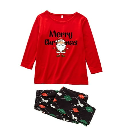 Jeborah Christmas Women Mom Printed Letter Top+Stripe Pants Xmas Family Clothes Pajamas Rollbacks
Jeborah Christmas Women Mom Printed Letter Top+Stripe Pants Xmas Family Clothes Pajamas Rollbacks