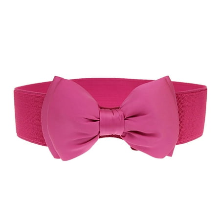 Yohome Women Fashion Bowknot Waistband Wide Elastic Stretch Waist
