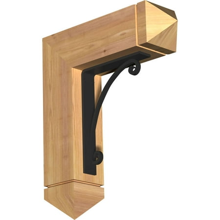 3 1/2 W x 15 1/2 D x 18 H Legacy Arts & Crafts Ironcrest Smooth Bracket Western Red Cedar (1 1/2 W x 7 1/2 D x 10 H Iron Bracket)
3 1/2 W x 15 1/2 D x 18 H Legacy Arts & Crafts Ironcrest Smooth Bracket Western Red Cedar (1 1/2 W x 7 1/2 D x 10 H Iron Bracket)