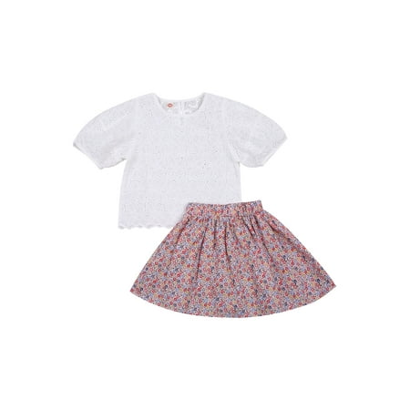 Toddler Girls Round Collar Suit Baby Middle Sleeve Short Skirt Bodysuit Lace Top Flower Printing Dress Two-pieces Set
Toddler Girls Round Collar Suit Baby Middle Sleeve Short Skirt Bodysuit Lace Top Flower Printing Dress Two-pieces Set