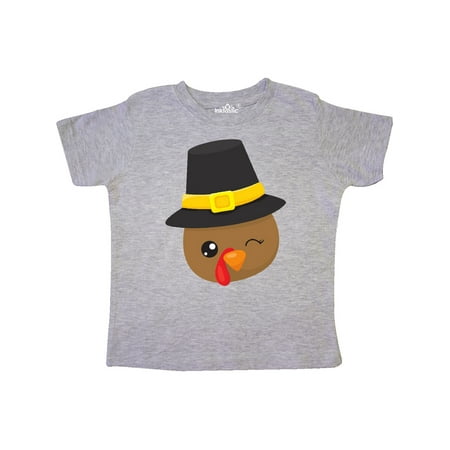 Inktastic Thanksgiving Turkey Turkey With Pilgrim Hat Gift Toddler Boy or Toddler Girl T-Shirt
Inktastic Thanksgiving Turkey Turkey With Pilgrim Hat Gift Toddler Boy or Toddler Girl T-Shirt