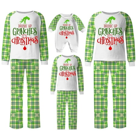 2024 Christmas Grinch Print Family Matching Family Matching Grinch Fashion Print Outfits Long-Sleeved Pajamas for Baby Kid Men Women Couples Fancy Dress Up
2024 Christmas Grinch Print Family Matching Family Matching Grinch Fashion Print Outfits Long-Sleeved Pajamas for Baby Kid Men Women Couples Fancy Dress Up