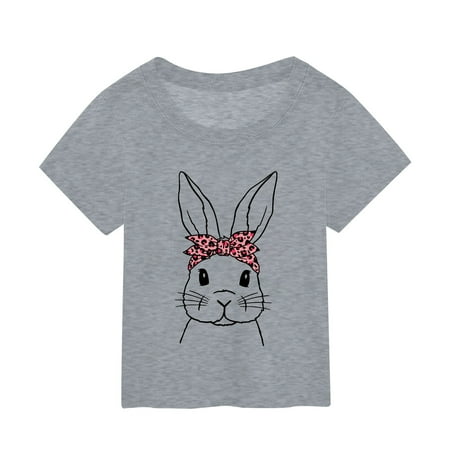 School Shirts for Girls Black Toddler Summer Children s Easter Cartoon Bunny Print Short Sleeved T Shirt for Boy and Girl Festival Out Wear Top Back to School D-Grey 130
School Shirts for Girls Black Toddler Summer Children s Easter Cartoon Bunny Print Short Sleeved T Shirt for Boy and Girl Festival Out Wear Top Back to School D-Grey 130