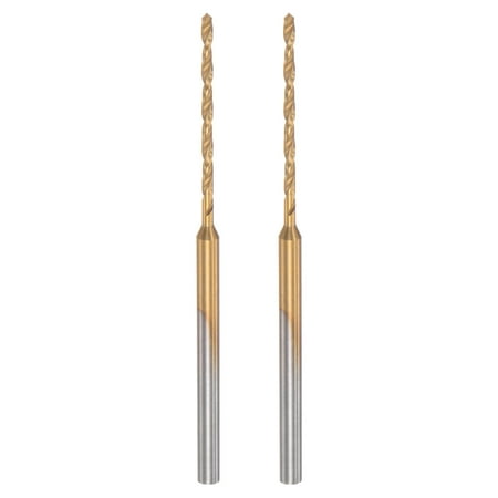 Uxcell 2Pack Mini Twist Drill Bit 1.2mm Micro Engraving Drill Bits High-Speed Steel 2.35mm Shank Titanium Coated
Uxcell 2Pack Mini Twist Drill Bit 1.2mm Micro Engraving Drill Bits High-Speed Steel 2.35mm Shank Titanium Coated
