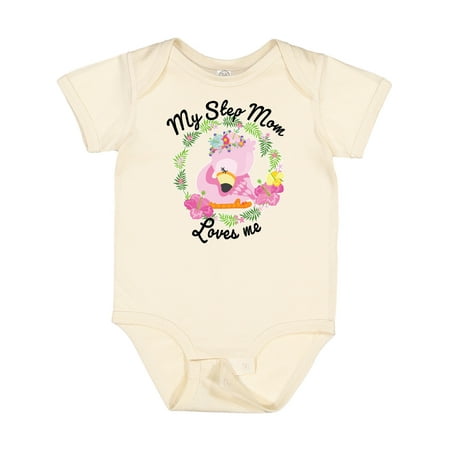 Inktastic Baby Flamingo My Step Mom Loves Me in Flower Wreath Gift Baby Boy or Baby Girl Bodysuit
Inktastic Baby Flamingo My Step Mom Loves Me in Flower Wreath Gift Baby Boy or Baby Girl Bodysuit