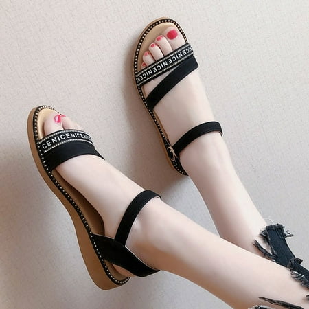 Alueeu Women s sandals Women s Summer Fashion Trend Flat Flat Buckle Non-Slip Large Size Sandals
Alueeu Women s sandals Women s Summer Fashion Trend Flat Flat Buckle Non-Slip Large Size Sandals