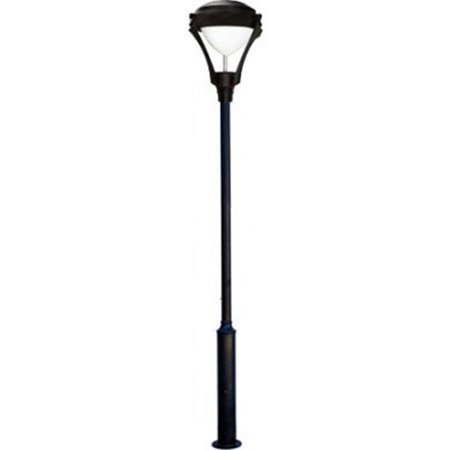 Dabmar Lighting GM5909-B-MT Large Post Light Fixture 150W Metal Halide Multi-Tap, Black - 145.75 x 21.65 x 21.65 in.