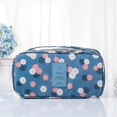 Aueoeo Waterproof Portable Pattern Travel Underwear Bra Storage Box Storage Bag
