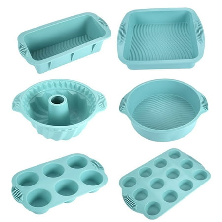 Cake Mould Set Silicone DIY Pastry Baking Tools Set Loaf Square Round Bread Pan- Kitchen Dining & Bar
Cake Mould Set Silicone DIY Pastry Baking Tools Set Loaf Square Round Bread Pan- Kitchen Dining & Bar