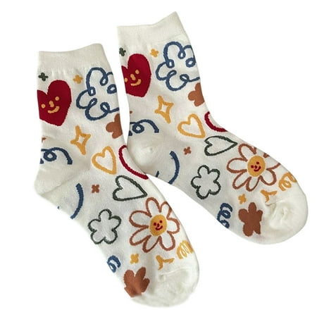 SIEYIO 1 Pair of Colorful Cartoon Cute Funny Socks Christmas Socks Gift Mid-Tube Socks
SIEYIO 1 Pair of Colorful Cartoon Cute Funny Socks Christmas Socks Gift Mid-Tube Socks