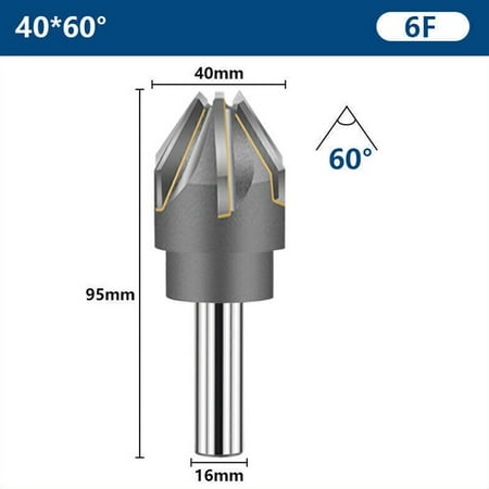 Ruibeauty Chamfer Cutter With Brazing Carbide Blade 16-40Mm 60/90° 12/16Mm Shank 4/6 Flute
Ruibeauty Chamfer Cutter With Brazing Carbide Blade 16-40Mm 60/90° 12/16Mm Shank 4/6 Flute