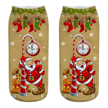 Womens Socks Unisex Christmas Funny 3D Fashion Printed Casual Sock Cute Low Cut Ankle Sock
Womens Socks Unisex Christmas Funny 3D Fashion Printed Casual Sock Cute Low Cut Ankle Sock