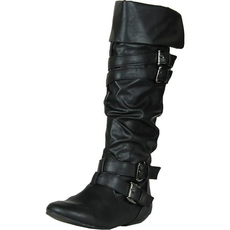 QUIETTCEX Womens Tamika-42 Knee High Riding BootsBlack6 
QUIETTCEX Womens Tamika-42 Knee High Riding BootsBlack6