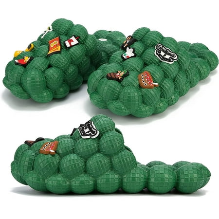 Bubble Slides Funny Massage Bubble Ball Slide Slippers for women Men Platform Unisex Stress Relief Slide Sandals House Slippers Black Green Beige
Bubble Slides Funny Massage Bubble Ball Slide Slippers for women Men Platform Unisex Stress Relief Slide Sandals House Slippers Black Green Beige