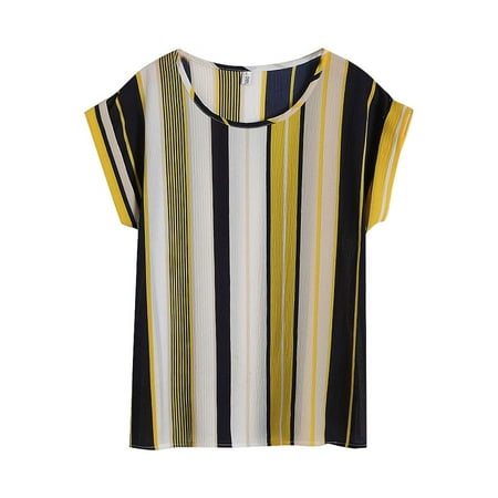 Corset Tops For Women Floral Print Tee Shirt Womens Short Sleeve Wild Bottoming Chiffon Shirt T-Shirt Tunic Yellow X-Large
Corset Tops For Women Floral Print Tee Shirt Womens Short Sleeve Wild Bottoming Chiffon Shirt T-Shirt Tunic Yellow X-Large