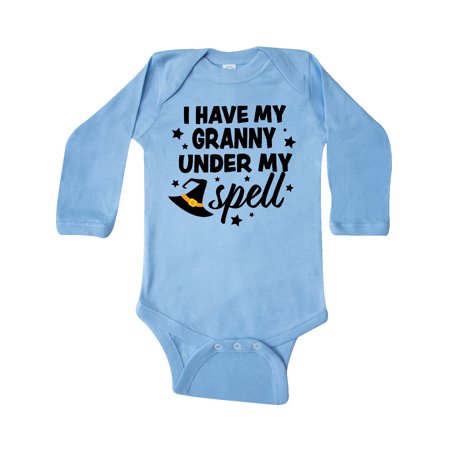 Inktastic I Have My Granny Under My Spell with Cute Witch Hat Gift Baby Boy or Baby Girl Long Sleeve Bodysuit
Inktastic I Have My Granny Under My Spell with Cute Witch Hat Gift Baby Boy or Baby Girl Long Sleeve Bodysuit