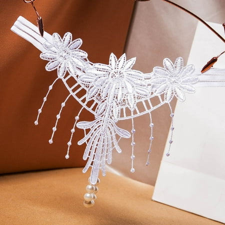 HWRETIE Women Hipster Underwear Women s Fashion Sexy Embroidery Flower Pearl Transparent Gauze Low Waist G-string Pants Panties Thong Clearance White One Size
HWRETIE Women Hipster Underwear Women s Fashion Sexy Embroidery Flower Pearl Transparent Gauze Low Waist G-string Pants Panties Thong Clearance White One Size