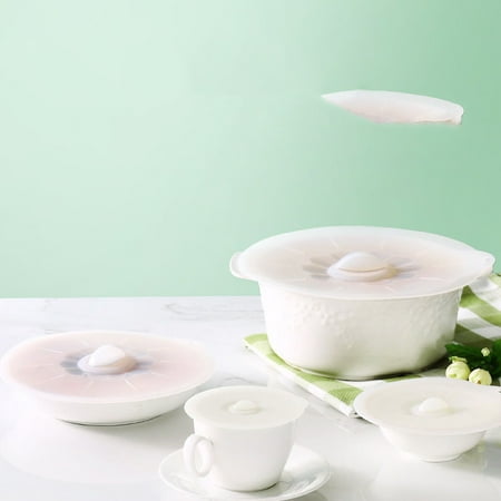 Homeex Food Grade Silicone Fresh-keeping Lid Microwave Bowl Lid Translucent white 5 Style
Homeex Food Grade Silicone Fresh-keeping Lid Microwave Bowl Lid Translucent white 5 Style